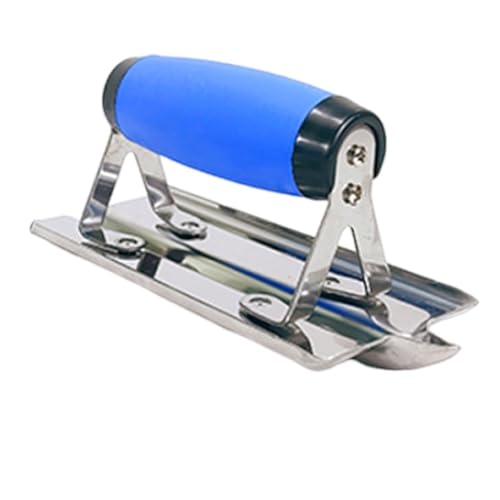 Cazzuola per intonaco con lama in acciaio inossidabile e base antiaderente in lega di magnesio, manico ergonomico in plastica per calcestruzzo, cartongesso, muratura e rendering, 182 × 78 × 82 mm o