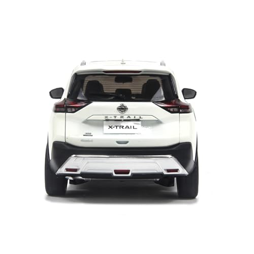 Auto a escala 1:18 X-Trail minicar 2022 blanco miniatura 4