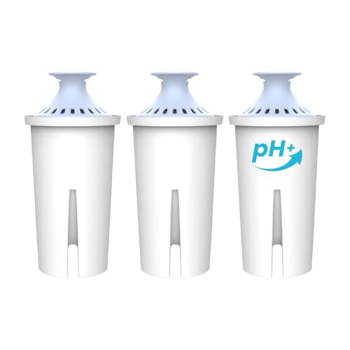 AQUA CREST Alkaline Water Filter Replacement for Brita® Filter, 3 Pack