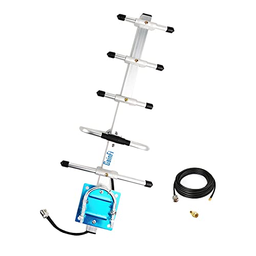 GAINFI Helium-Miner Lora Antenne, 868 MHz, 5,8 dbi, Yagi, direktional, für den Außenbereich, RG58, 9 m Kabel, geringer Verlust für Bobcat Rak Sensecap Nebra Cover