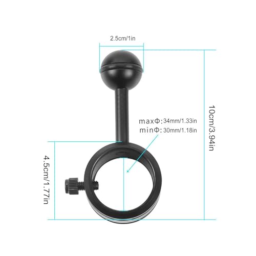 Clip linterna subacuática para solucionar caídas de focos en buceo 5