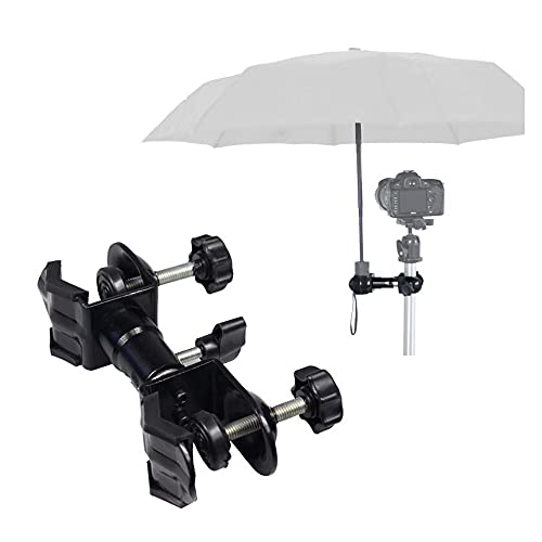 Hosonco Metal Tripod Umbrella Clip for Outdoor Camera Photography