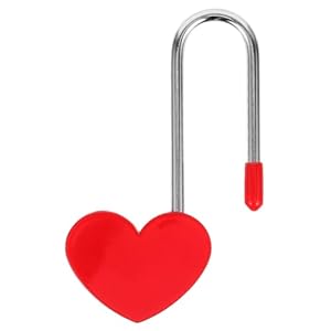 Artibetter Heart Padlock 03OHJ Romantic Lock