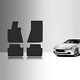 ToughPRO Maserati Ghibli Floor Mats Set - All Weather - Heavy Duty - Black Rubber - 2014-2015-2016-2017-2018