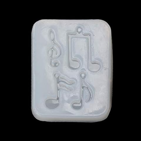 ATATMOUNT Musical Note Pendant Silicone Mold Resin Jewelry Fondant Cake DIY Mould Tools Cover