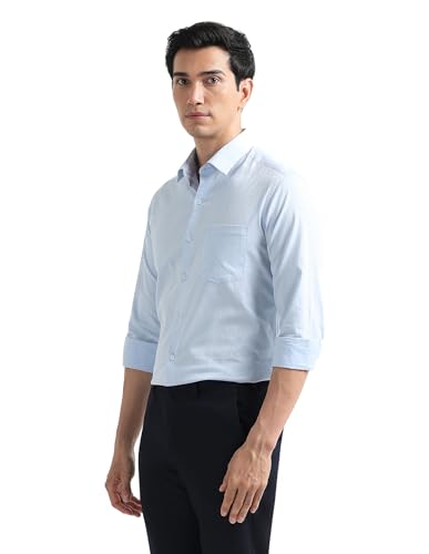 Image of Arrow Checked Slim Fit Mens Formal Shirt - Cotton, Breathable & Comfortable, Full Sleeves Shirts for Men