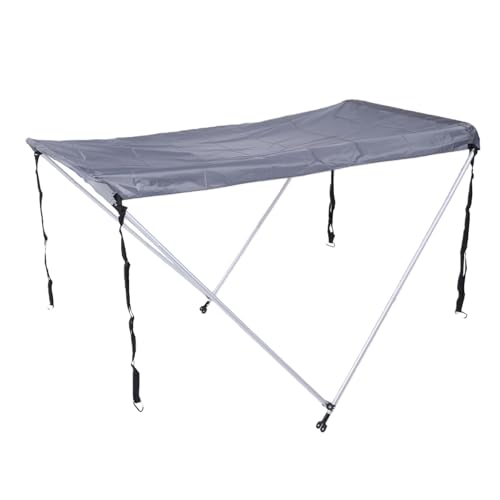 Auvent de bateau 210D Alomejor avec cadre aluminium pour kayak et canoë de pêche