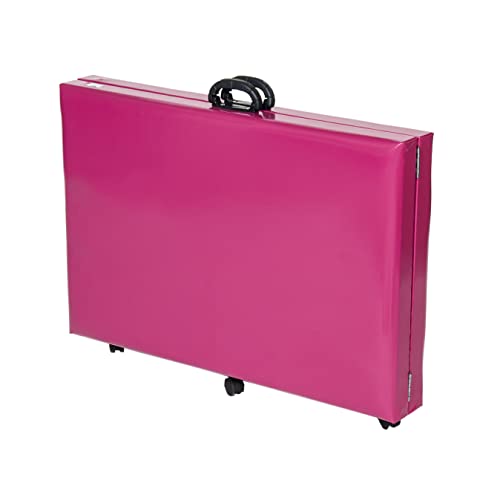 Maca Portátil Dobrável Alumínio Massagem Sf01 200kg Pink