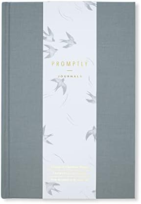 Promptly Journals, A Complete Childhood History Journal - A Prompted Journal for Pregnancy through Age 18, Pregnancy Journal and Baby Book, Baby Memory Book (Grey)