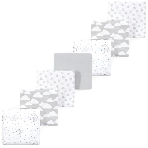 Image of Luvable Friends Little Treasure Flannel Receiving Blankets 7pk