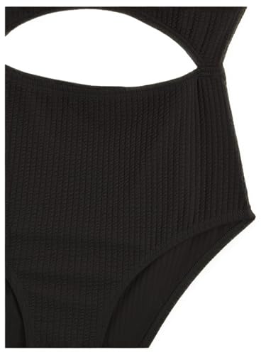 Milumia Girls Swimsuit One Piece Cut Out Bathing Suit Rib Knit Bikini Swimwear Size 9-14Y4