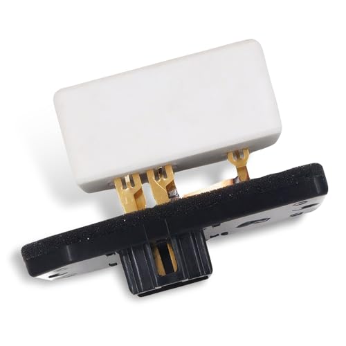 Image of Blower Motor Resistor, OEM #973020 4720278 68004241AA 6800459AA 5012212AA, Compatible with Dodge Ram 1500 2500 3500 Pickup Grand Cherokee Replaces RU109 (Black)