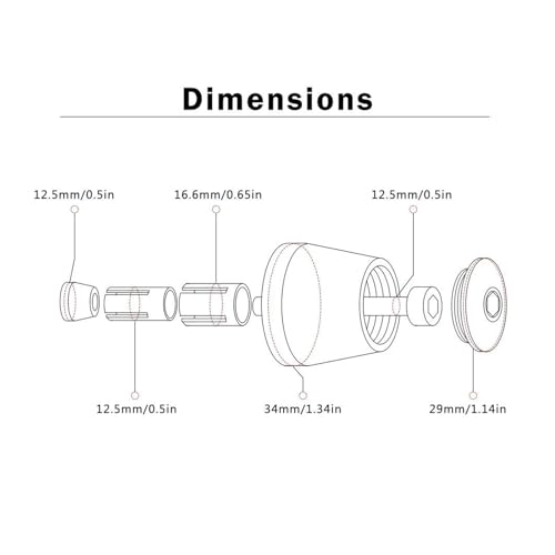 Poignées de guidon NMAX 155 contre les vibrations embout bleu - 3