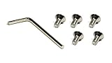 American Racing Wheels 970076 Replacement Cap Screw Set - 5 Screws & Key