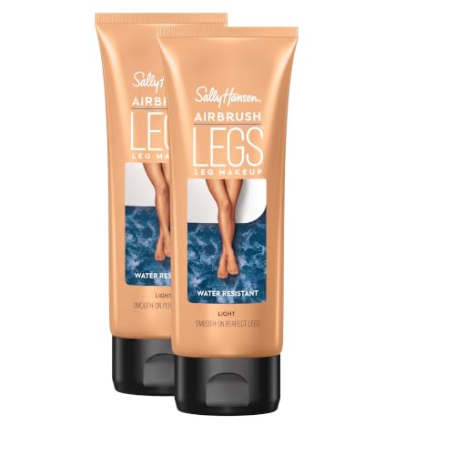 Sally Hansen Airbrush Legs Leg Makeup, Light | 4 Fl Oz | Pack of 2