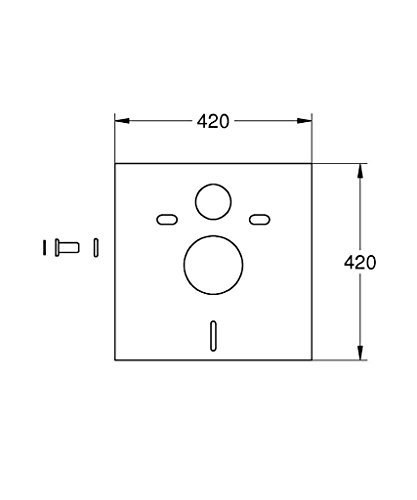 GROHE Plastique Garniture 37311K00 et set isolation 37131000 haute qualité - 7