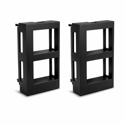 Image of MX RJ-45 Cat6 / Cat6A Double Ethernet Socket | 1-Module Wall Plate | 22.5x45mm Modular Socket | LAN & Network Data Outlet | Blank Plate Option - Pack of 2