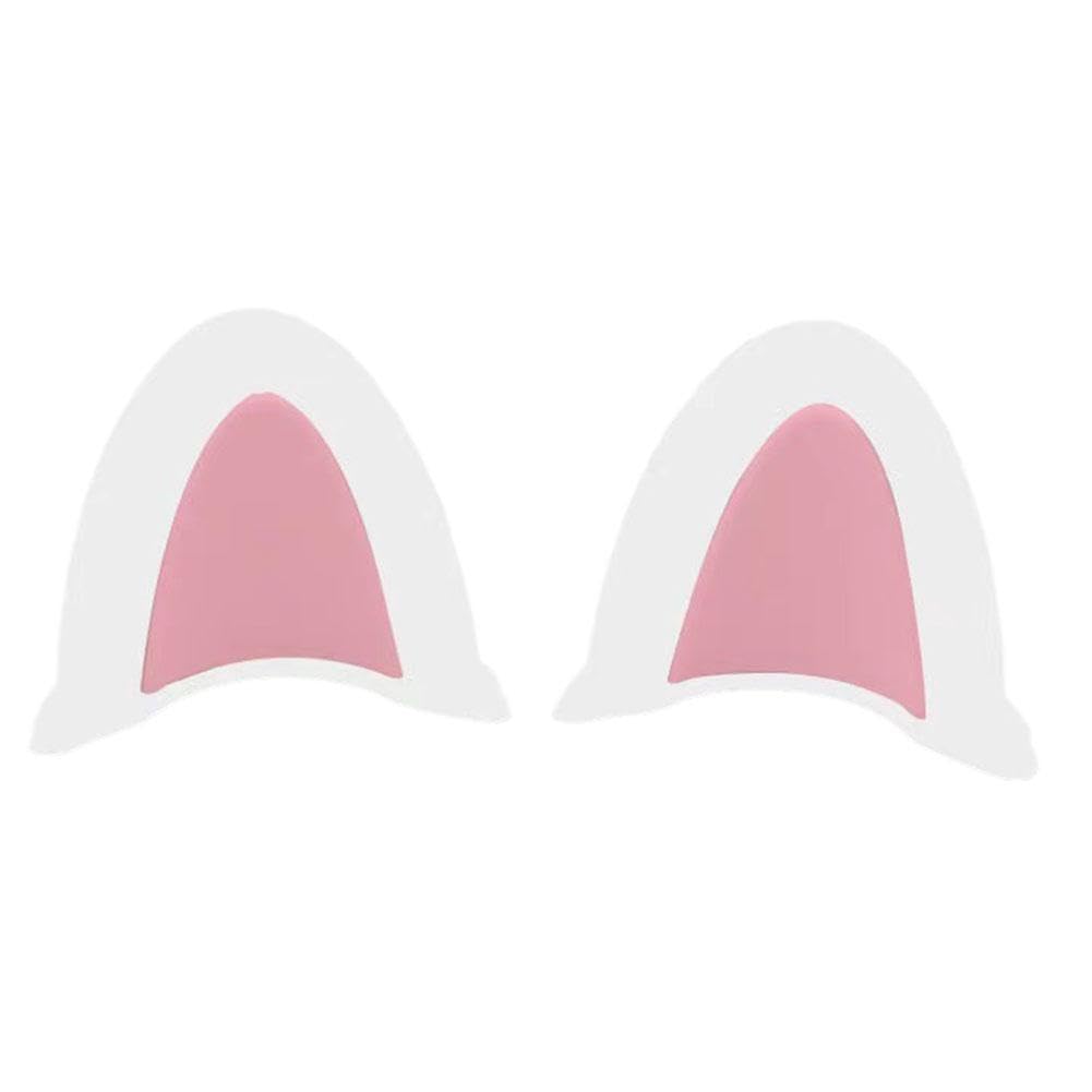 GEKUPEM 2Pcs Helmet Decoration Ears, Cute Cat Ears Helmet Decoration Accessories, Universal Self Adhesive Helmet Accessory for Men Women, Helmet Cover Sticker for Motorcycle Bicycle Scooter