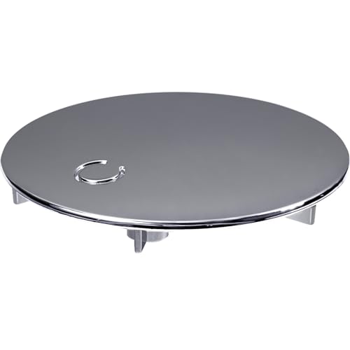 Duschablauf Deckel 115 mm Duschabfluss Abdeckung Abflussdeckel Dusche Duschdeckel Abdeckhaube Verchromt für Viega 649982 Modell 6964