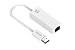 Produktbild Kanex USB 3.0 auf RJ45 Gigabit Netzwerk Adapter - weiß [USB 3.0 Highspeed | für z. B. MacBook/Surface Pro] - K118-U3E-WT8I