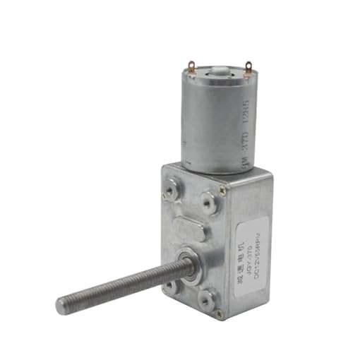 Moteur DC 24V vis sans fin arbre long M6 x 50mm motoréducteur 210rpm