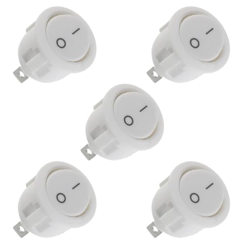 Interruttore A Bilanciere Rotondo Uxcell 4 Pin ON/OFF - 250V/6A 125V/10A Per Barca