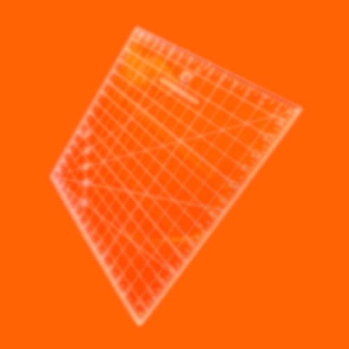 Régua Patchwork 20x20cm - Cristal