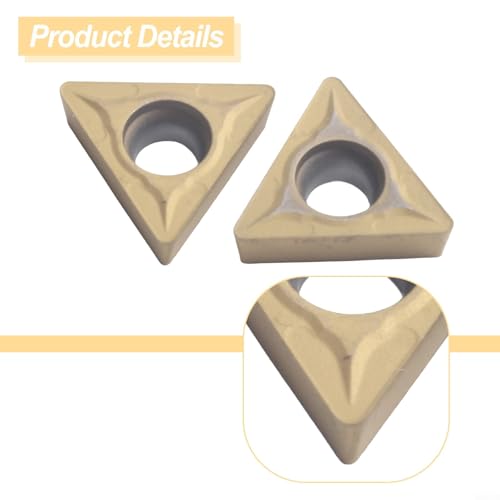 Insertos de carburo TCMT16T308 10 piezas para torneado CNC miniatura 5