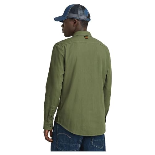 G-STAR RAW Herren Marine Slim Hemd, Grün (sage gd D24963-D454-B811), S – Ansicht 2