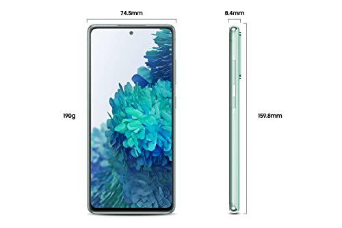 جوال سامسونج جالكسي اس 20 اف اي، ثنائي شرائح الاتصال بتقنية 5G وذاكرة تخزين 128 GB، 8 GB RAM، لون اخضر، (نسخة المملكة العربية السعودية)