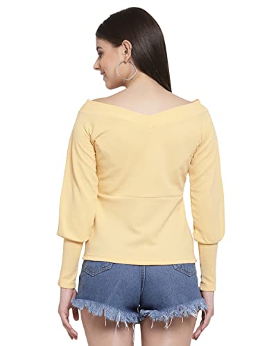 Image of Style Quotient Women Beige Fitted Top