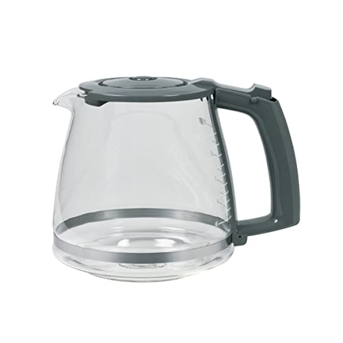 Glaskanne Kaffeekanne Ersatzkaffeekanne Glaskrug Deckel transparent grau Glas Kunststoff Bosch Siemens 00658581 Filterkaffeemaschine Kaffeemaschine eingesetzt in series 300 uvm Cover