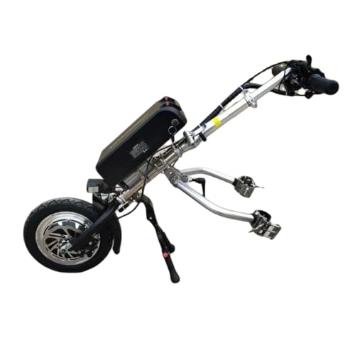 Handbike Eléctrico para Sillas de Ruedas 500W Dispositivo de Tracción para Sillas de Ruedas, Accesorio para Sillas de Ruedas Eléctricas, Sistema de Amortiguación, Tweeter, Batería 48V 15Ah/1