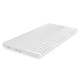 TULENA Ortho Komfortschaum Matratzentopper 90 x 190 cm 7cm hoch für optimale Körperanpassung Mattress Topper 90x190 ÖKO-TEX Zertifiziert