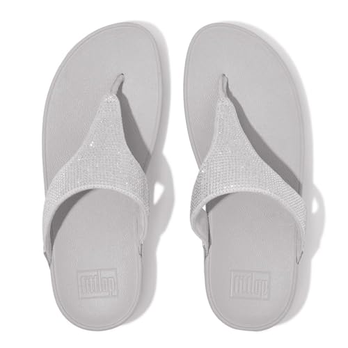 Image of FitFlop Women's Lulu Crystal Embellished Toe-Post Sandals