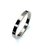 Alianza de acero inoxidable con GRABADO GRATIS para parejas - Unisex y elegantes. Ancho 2mm. Para hombres y mujeres. (20 ES)