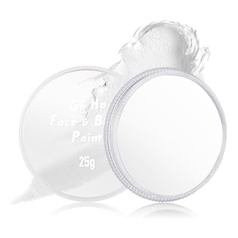 Go Ho White Pressed Face Paint Cover