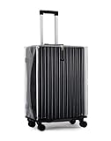 AOTOS Clear PVC Luggage Cover for 22-Inch Wheeled Luggages, Waterproof Dustproof Protective Sleeve