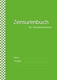 Zensurenbuch/ Notenbuch für Fachlehrer (bis zu 20 Klassen) Umschlag grün: für alle Schulformen