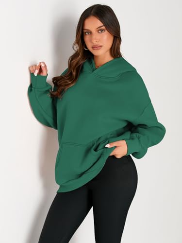 Image of EFAN Women's Oversized Comfort Fleece Hoodies, Cozy Trendy Pullover Sweatshirts with Pockets For Fall & Winter