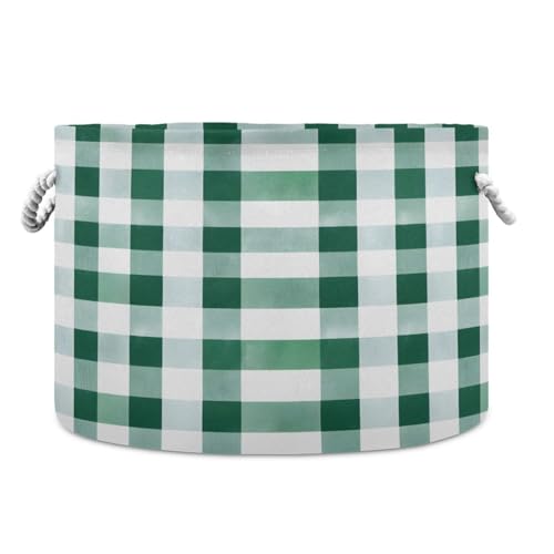 DUOBU Large Cotton Rope Basket Round Storage Basket ?? (25) Laundry Hamper for Toys,Blankets,Nursery,Laundry 20x14 in