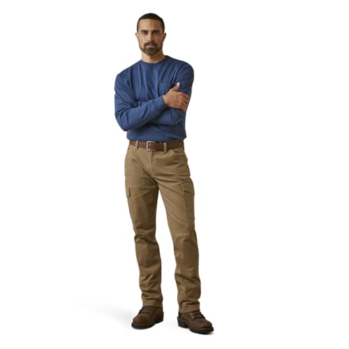 Image of Ariat Men's Rebar M4 Relaxed Made Tough Cargo Straight Pant
