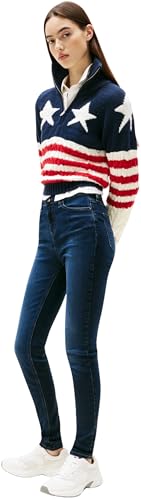 Tommy Jeans Damen Nora Md Skn Ch1269Dw0Dw21393 Skinny, Denim (Denim Dark), 30 W/34 L