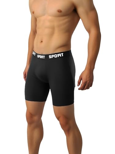 Mens Underwear Boxer Briefs for Men Long Leg Boys Briefs Ultra Soft Mens Boxer Briefs Moisture Wicking Breathable Underwear4