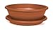 Produktbild Floralo Pflanzschale mit Untersetzer, rund, terracottafarben mit Löchern im Boden-Durchmesser 45 cm - Schale Cilindro Blumenschale Pflanzgefäß Untersetzer