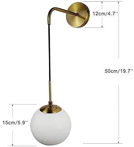 Image of BrightLyt Wall Lights for Living Room, Home Decoration Wall Lamps for Bedroom /Mirror Side Wall Scone Fixtures, Classic Design (Gold Electroplated)