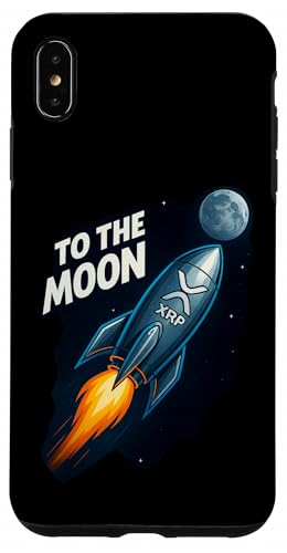 XRP ETF to the Moon Mission暗号スカイロケット打ち上げ スマホケース iPhone XS Max 用