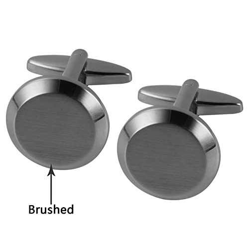 Image of Cufflinks for Men Classic Wedding Business Shirt Cuff Links Set Gifts with Box