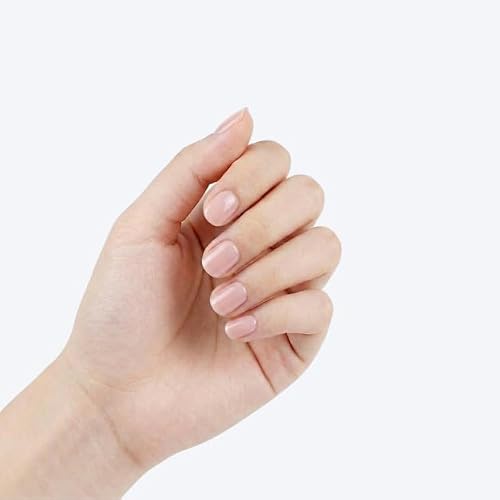 Semi Cured Gel Nail Wraps | Pink Pimms (Opaque Pink with a glossy finish. Easily applied and set using any UV/LED lamp)