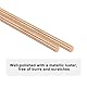 M METERXITY 2-Pack Kupfer Rundstab 3mm Durchmesser 11.81 Zoll Länge T2 Lager Massivstab Drehbankstange für Metallhandwerk DIY/Gartenbau/Industrie/Dekoration Reiner Kupferrohr